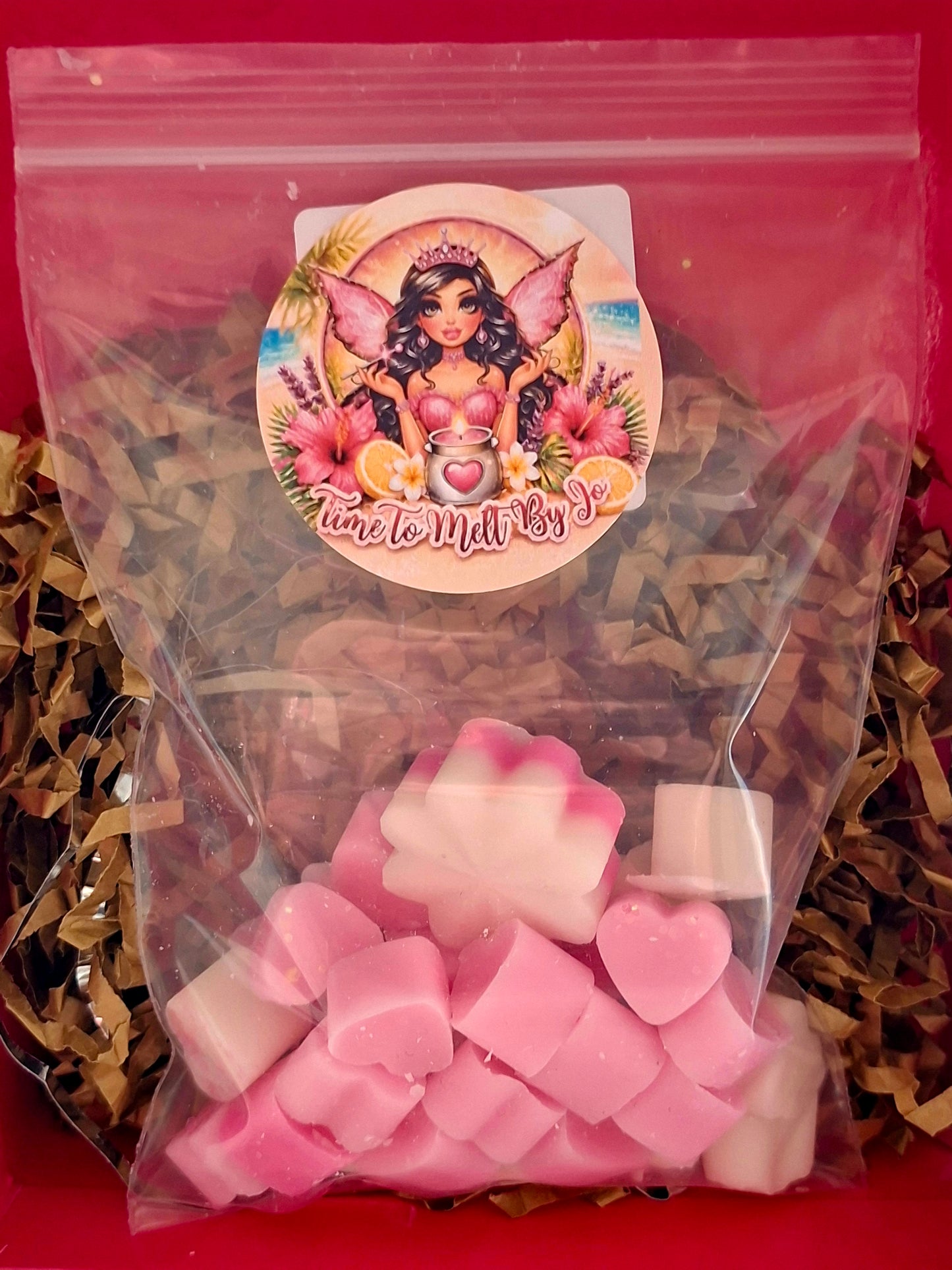 Cherry Milkshake 🍒 X30 small hearts, including X1 medium heart.