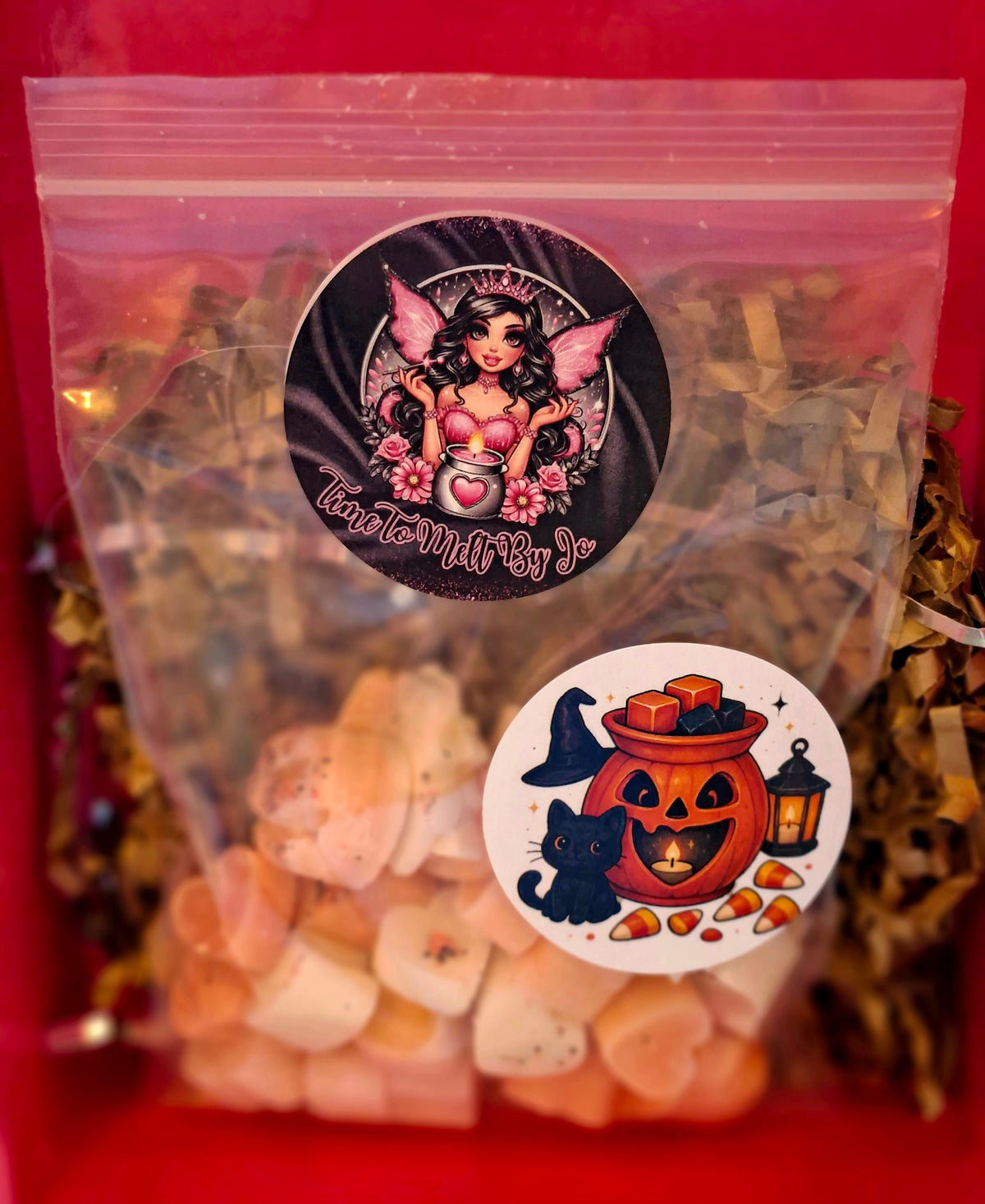 Pumpkin Cream Crumble X30 small hearts, including X5 delicate autumn leaves 🍂 and a bonus pumpkin 🎃