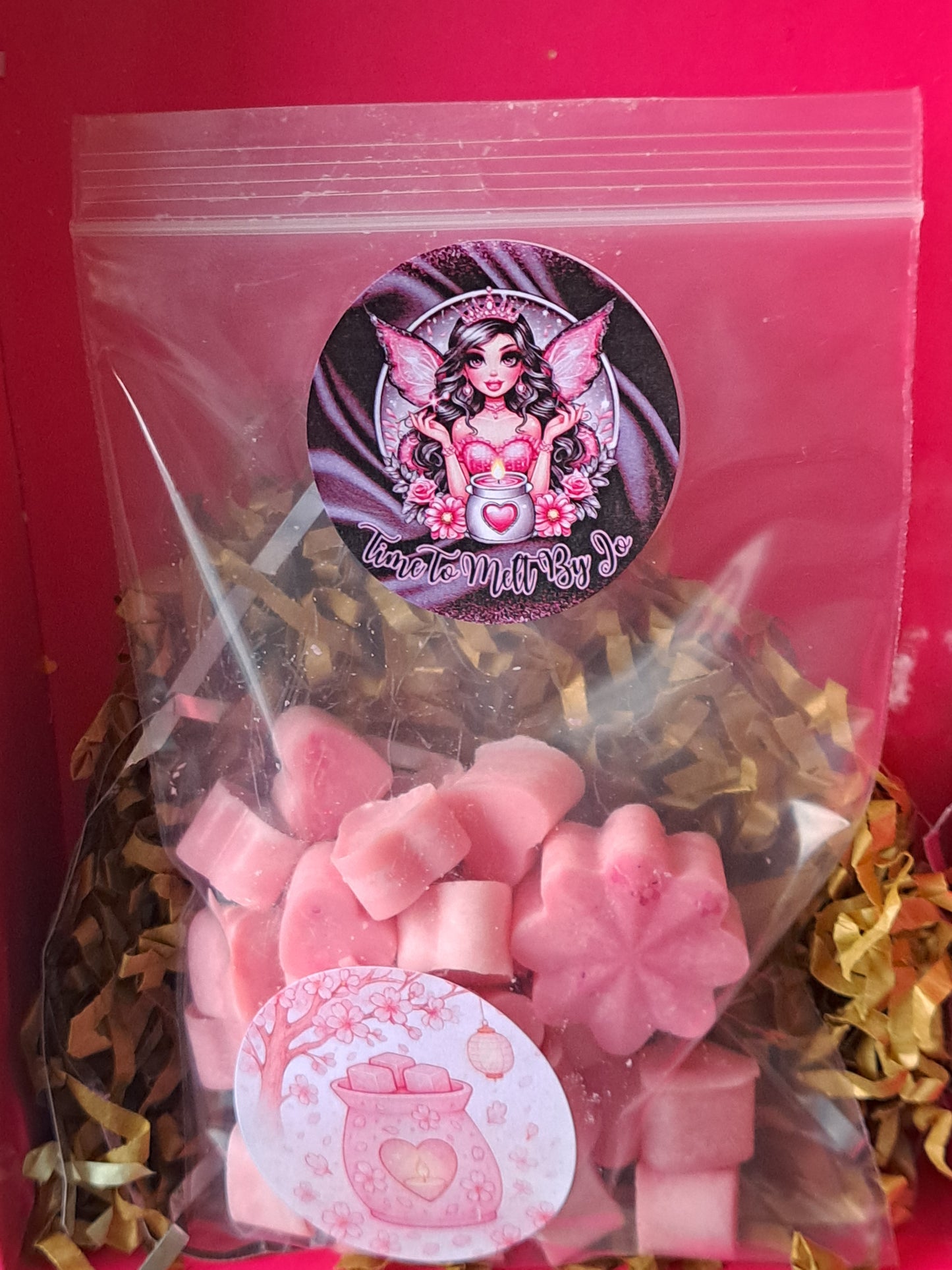 Cherry Blossom X30 small hearts, including X1 flower