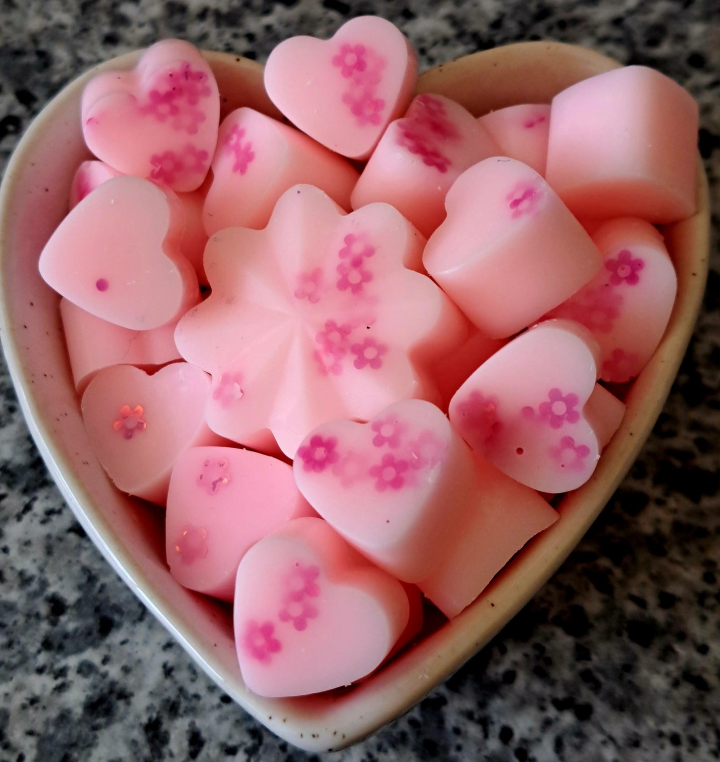 Cherry Blossom X30 small hearts, including X1 flower