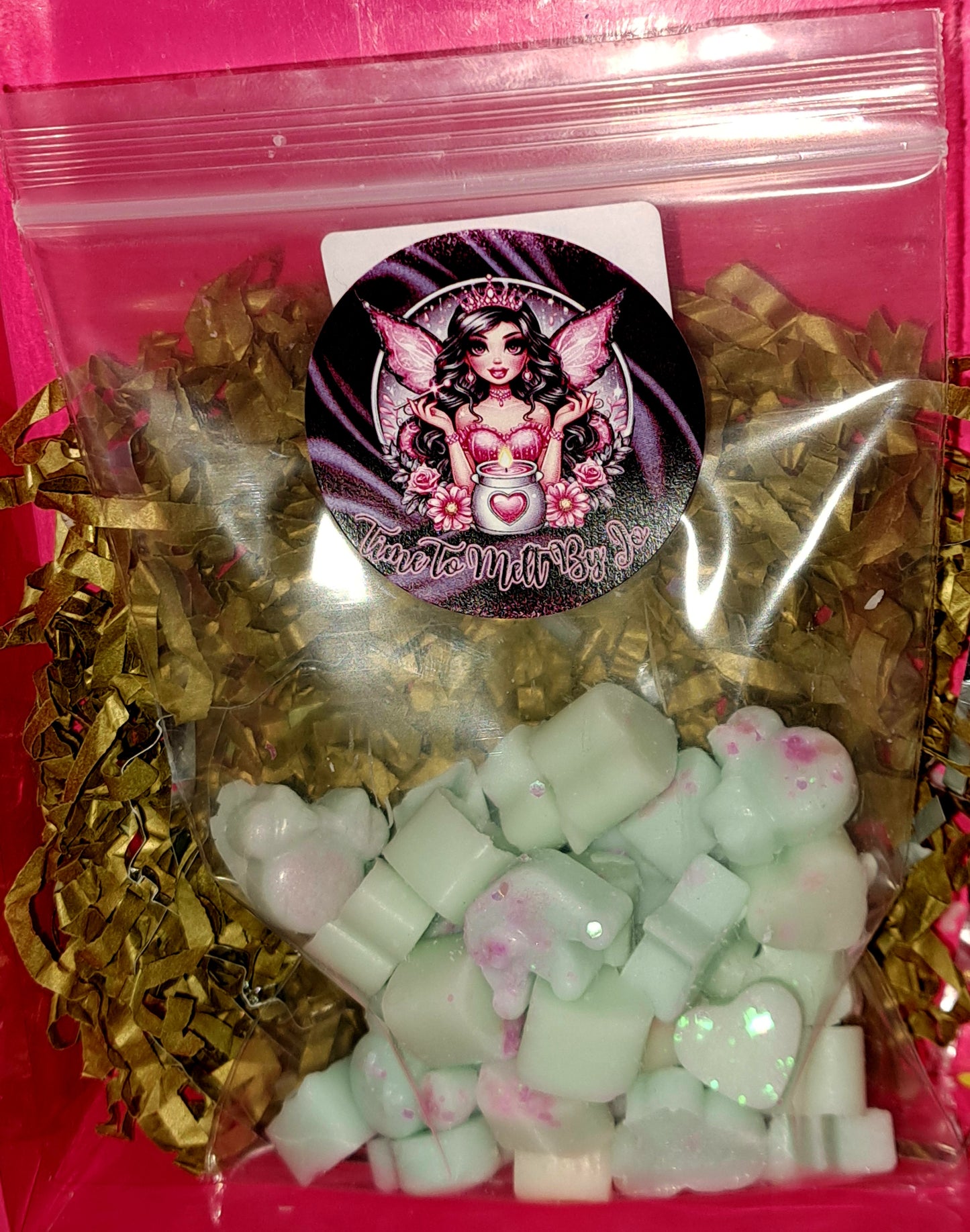 Angelic Touch ( Similar to a popular women's perfume) X50 grams of small hearts and Disney-inspired shapes.