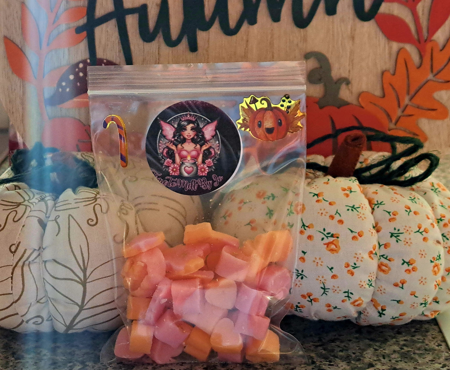 Cinnamon Musk X30 small hearts,including X5 delicate autumn leaves 🍂 and a bonus pumpkin 🎃