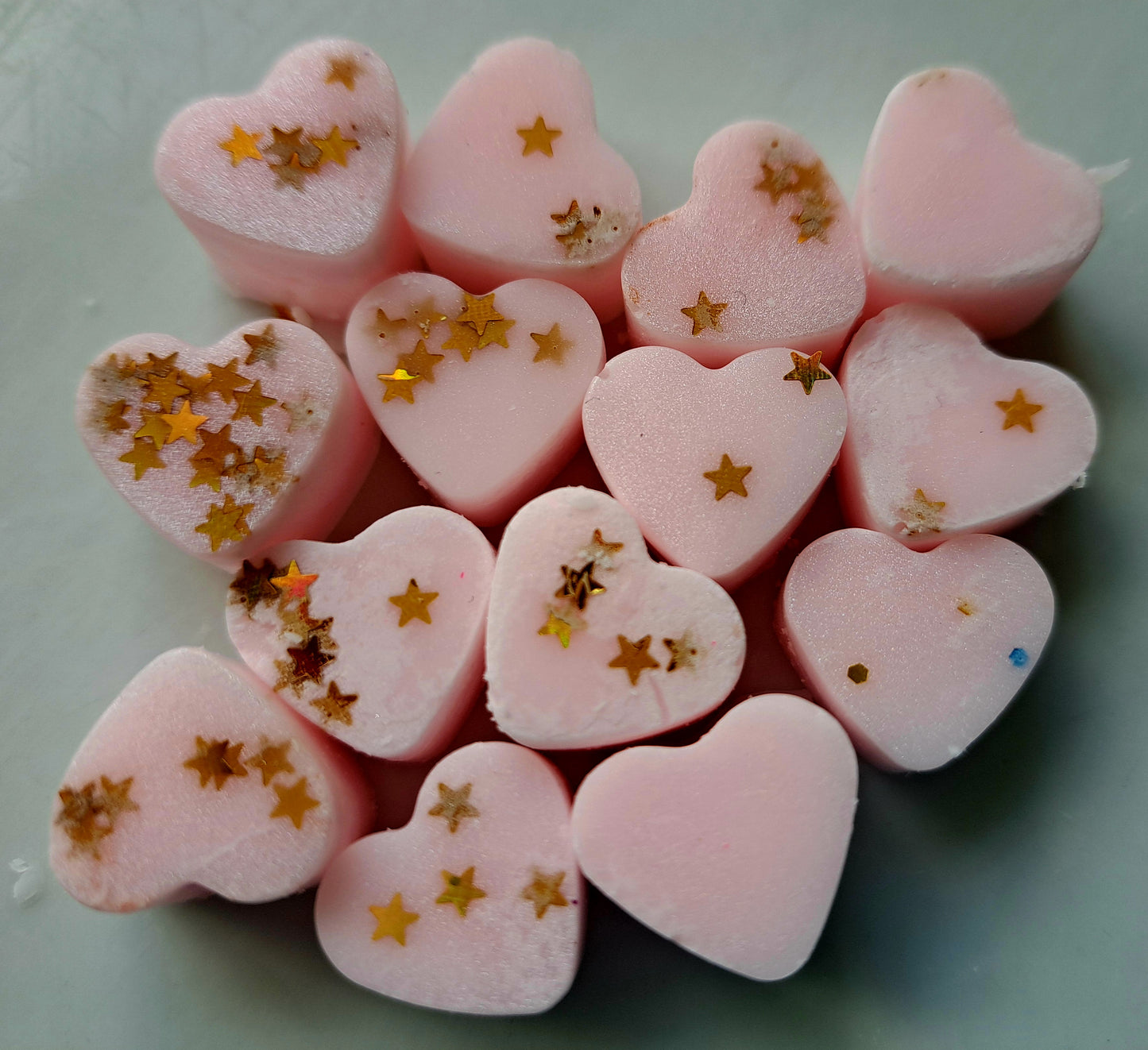 Winter Dusk X30 small hearts, including X5 delicate snowflakes ❄️