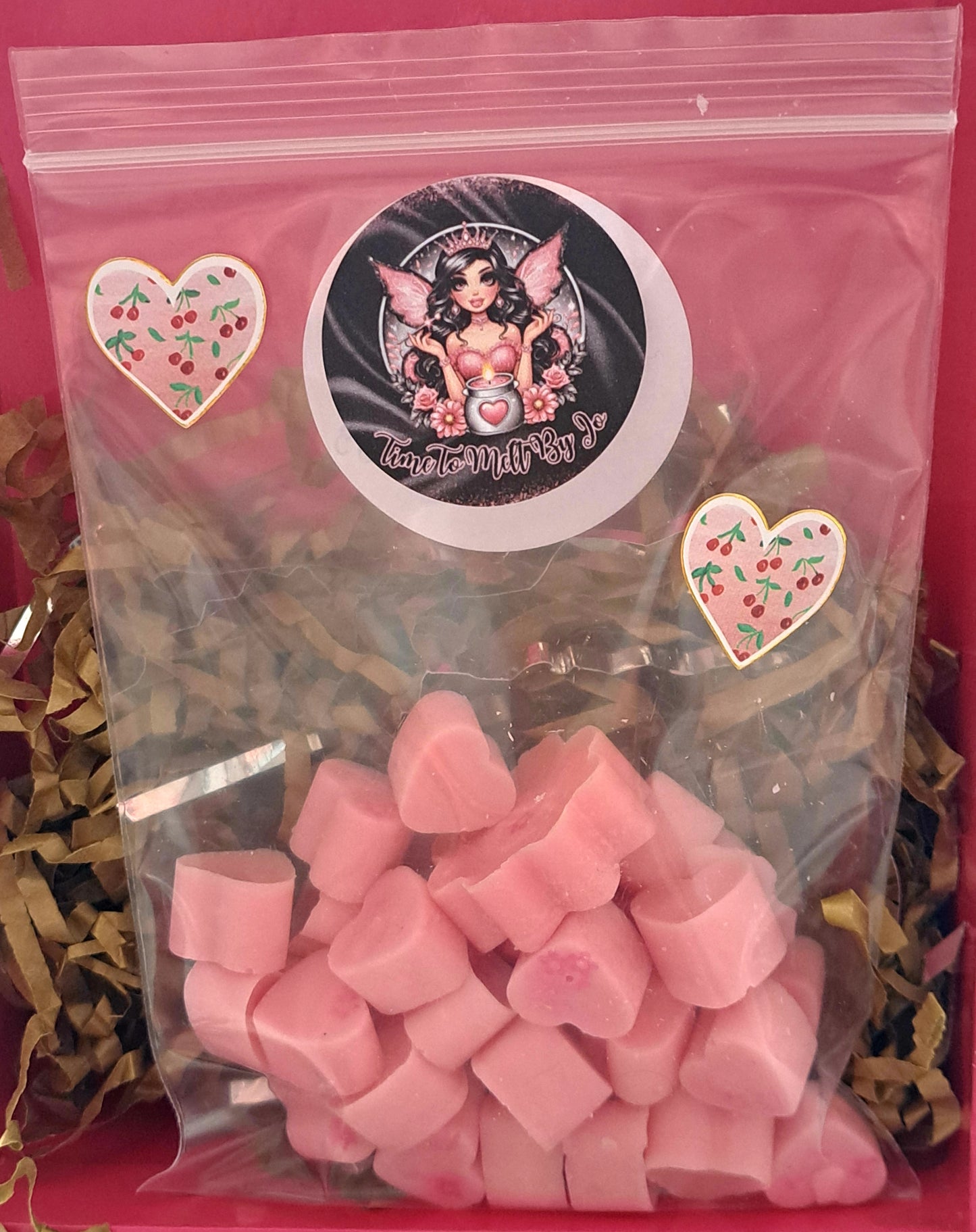 Cherry Blossom X30 small hearts, including X1 flower