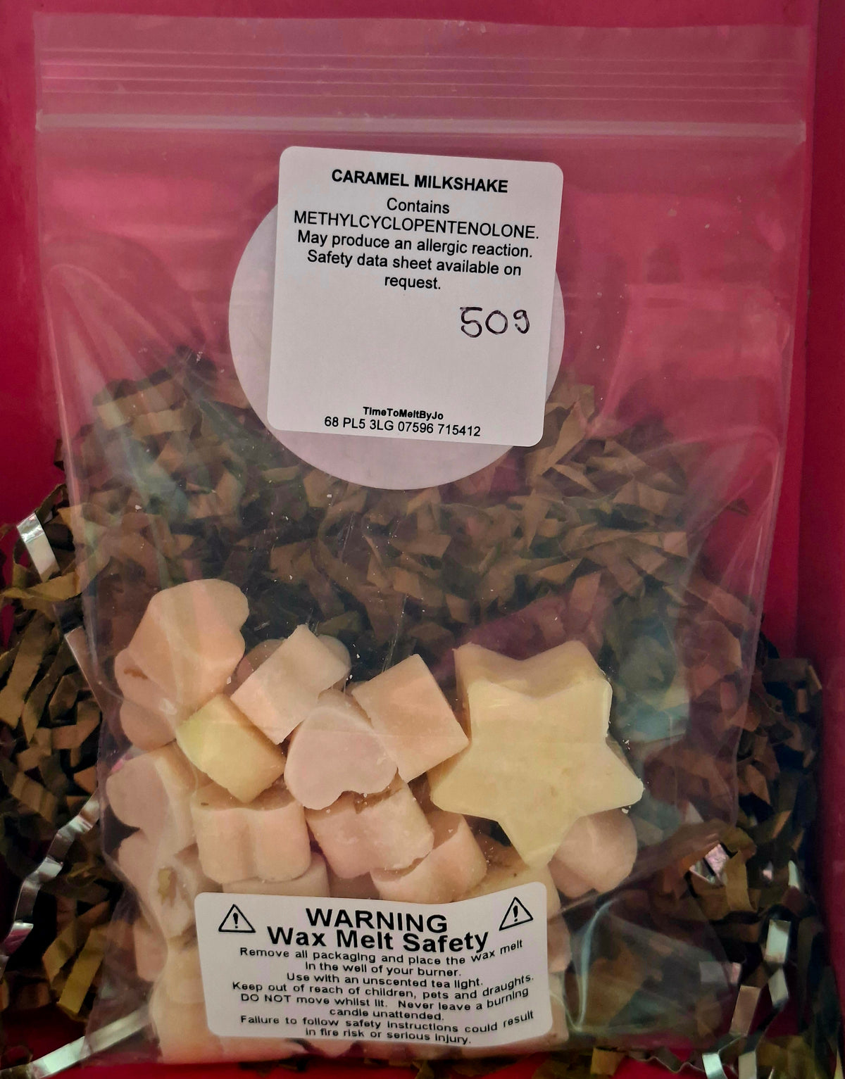 Caramel Milkshake X30 small hearts, including X1 bonus star 🌟