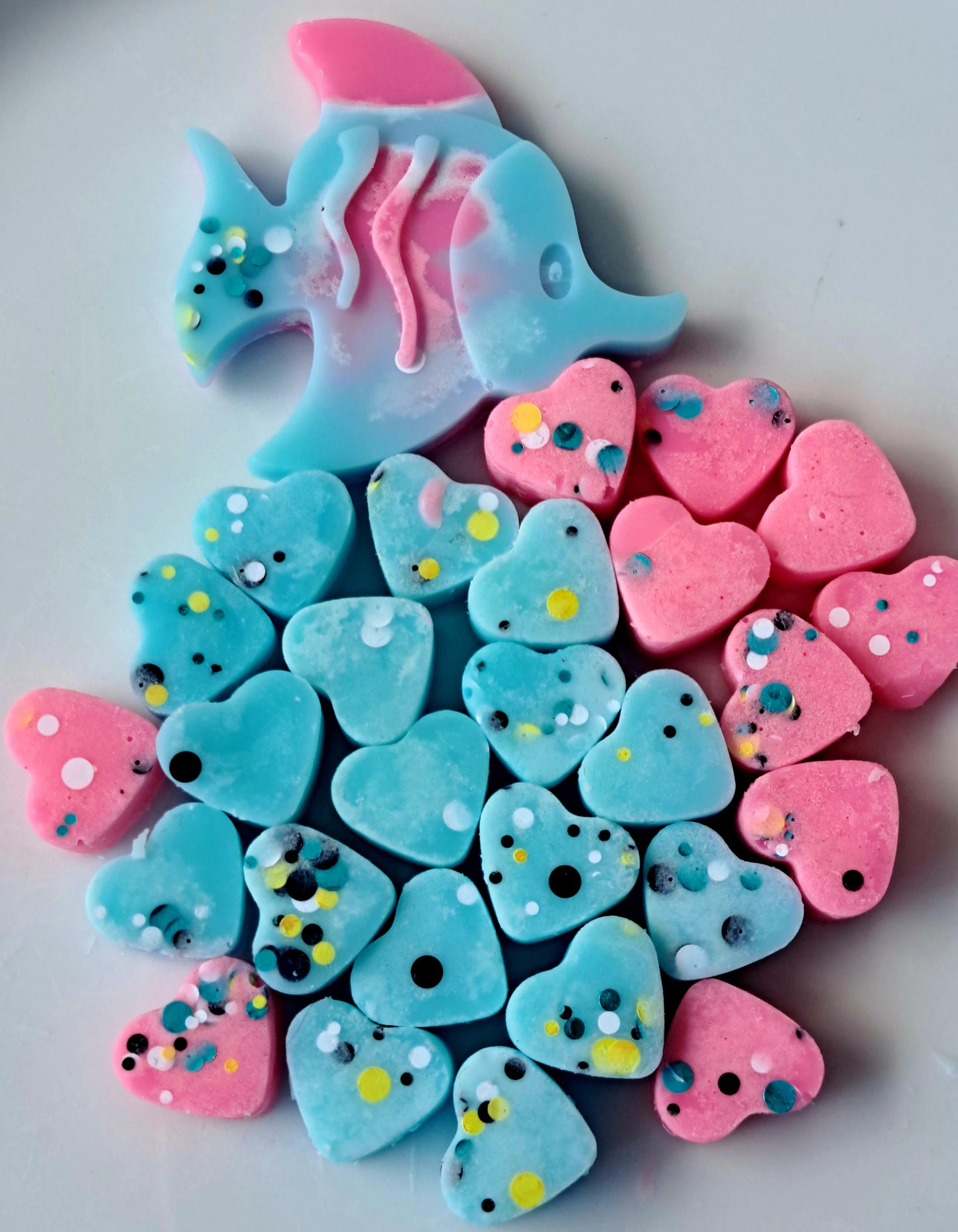 Samphire and Sea Mint 🌊 X30 small hearts, including X1 bonus sea animal