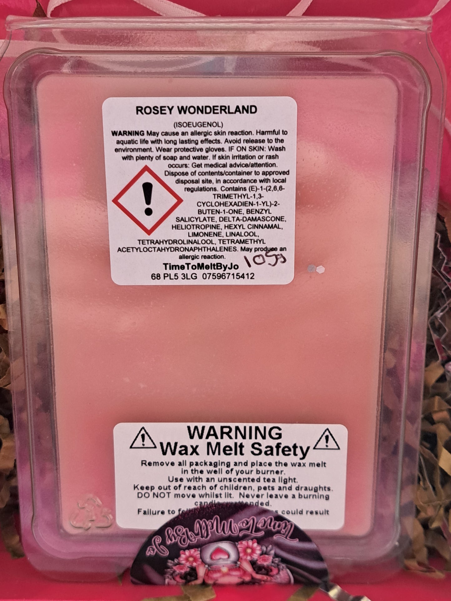 6 Cell Christmas Tree Clamshell Bar Rosey Wonderland (Mrs Hinch Inspired)