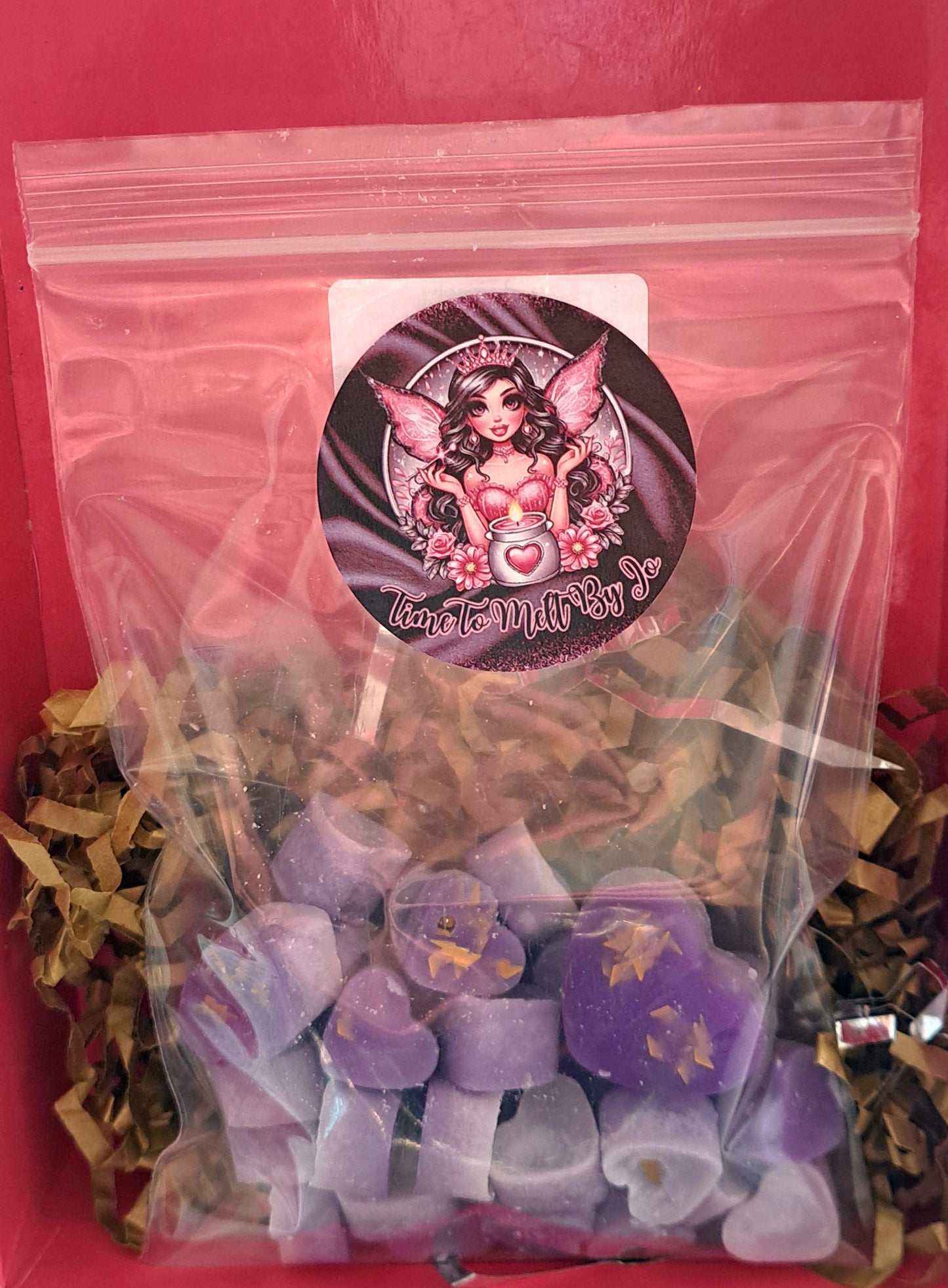 Black Cherry 🍒 X30 small hearts, including X1 medium heart