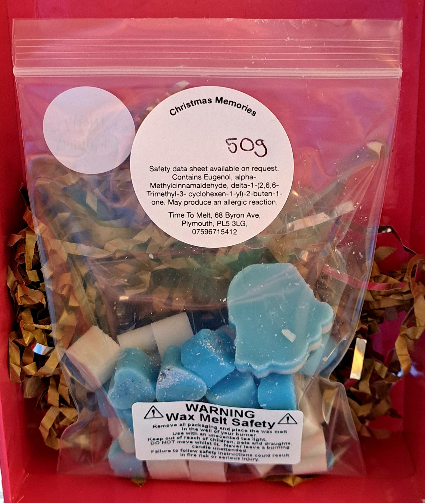 Christmas Memories X30 small hearts, including X1 bonus christmas shape.