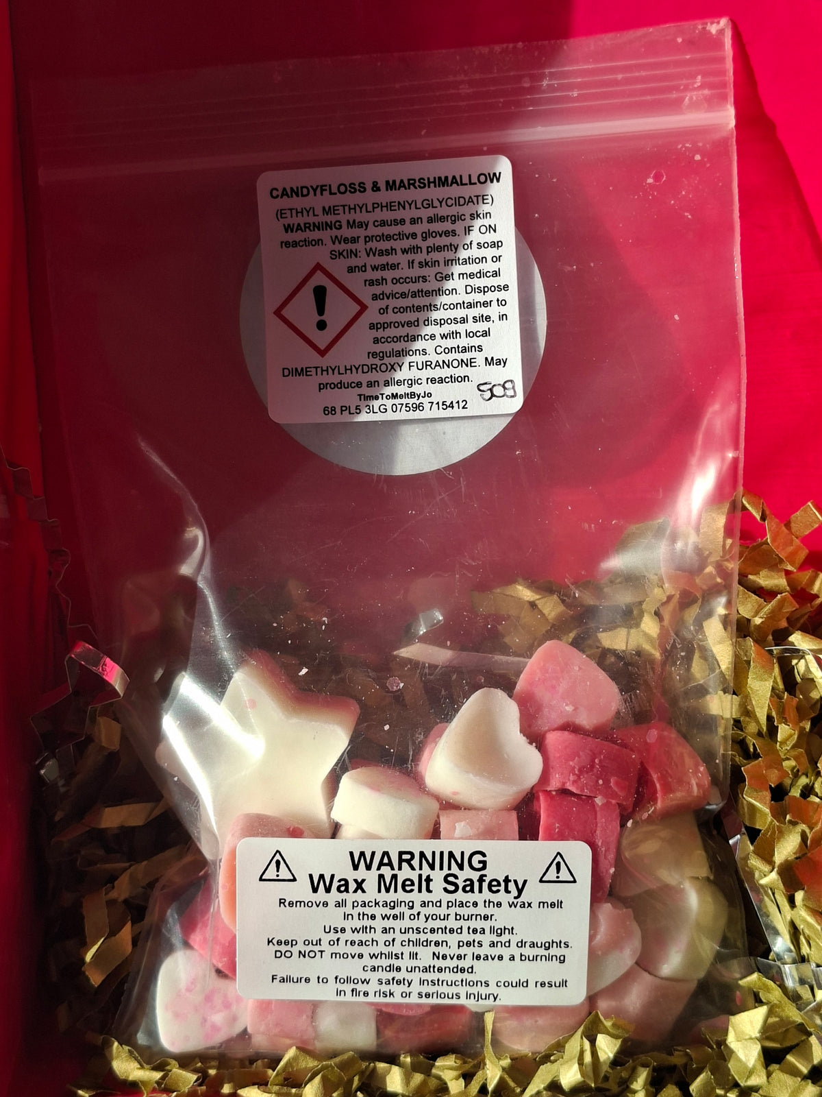 Limited Edition Candyfloss & Marshmallow Wax Melts | 30 Hearts + Bonus Star