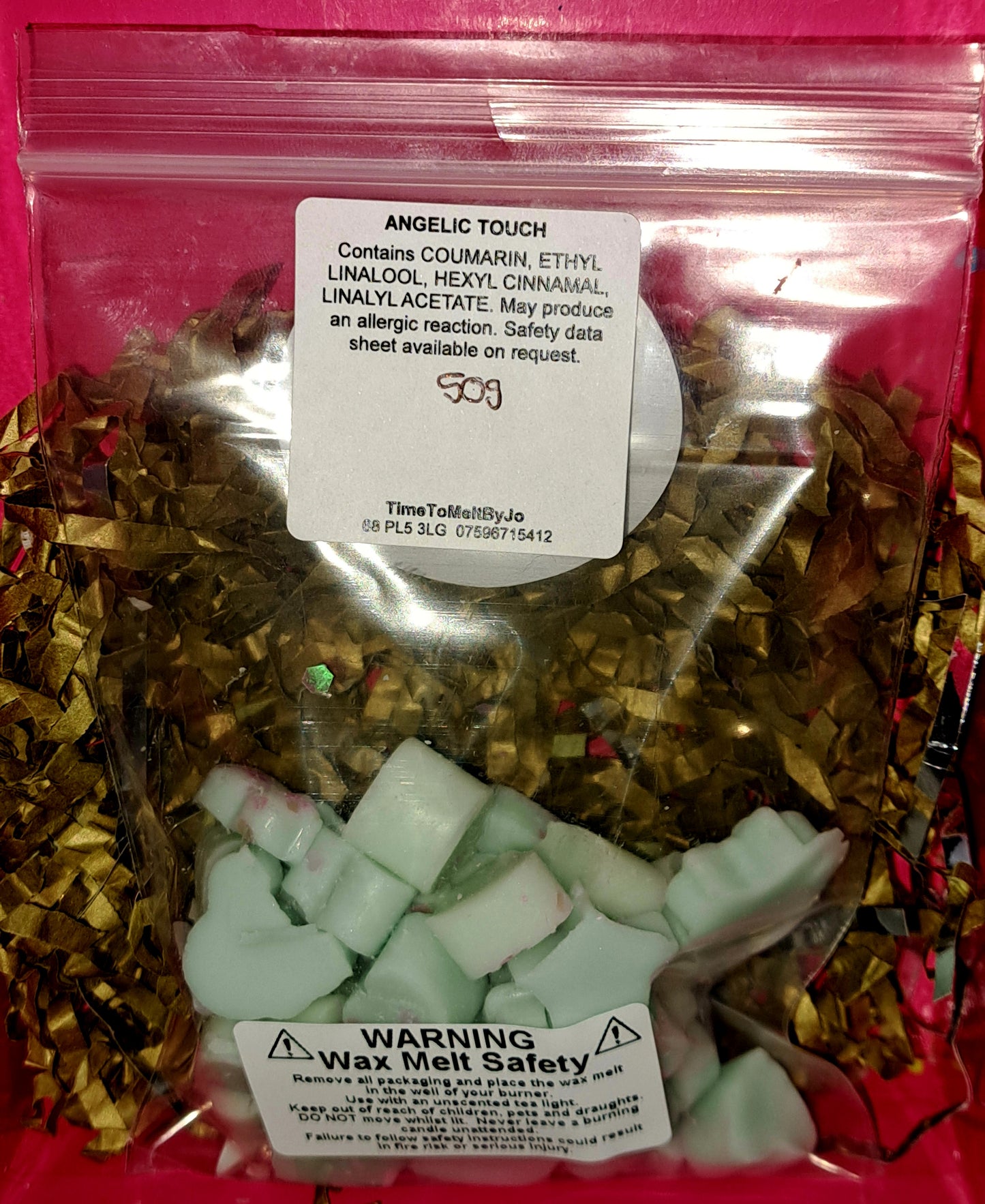 Angelic Touch ( Similar to a popular women's perfume) X50 grams of small hearts and Disney-inspired shapes.