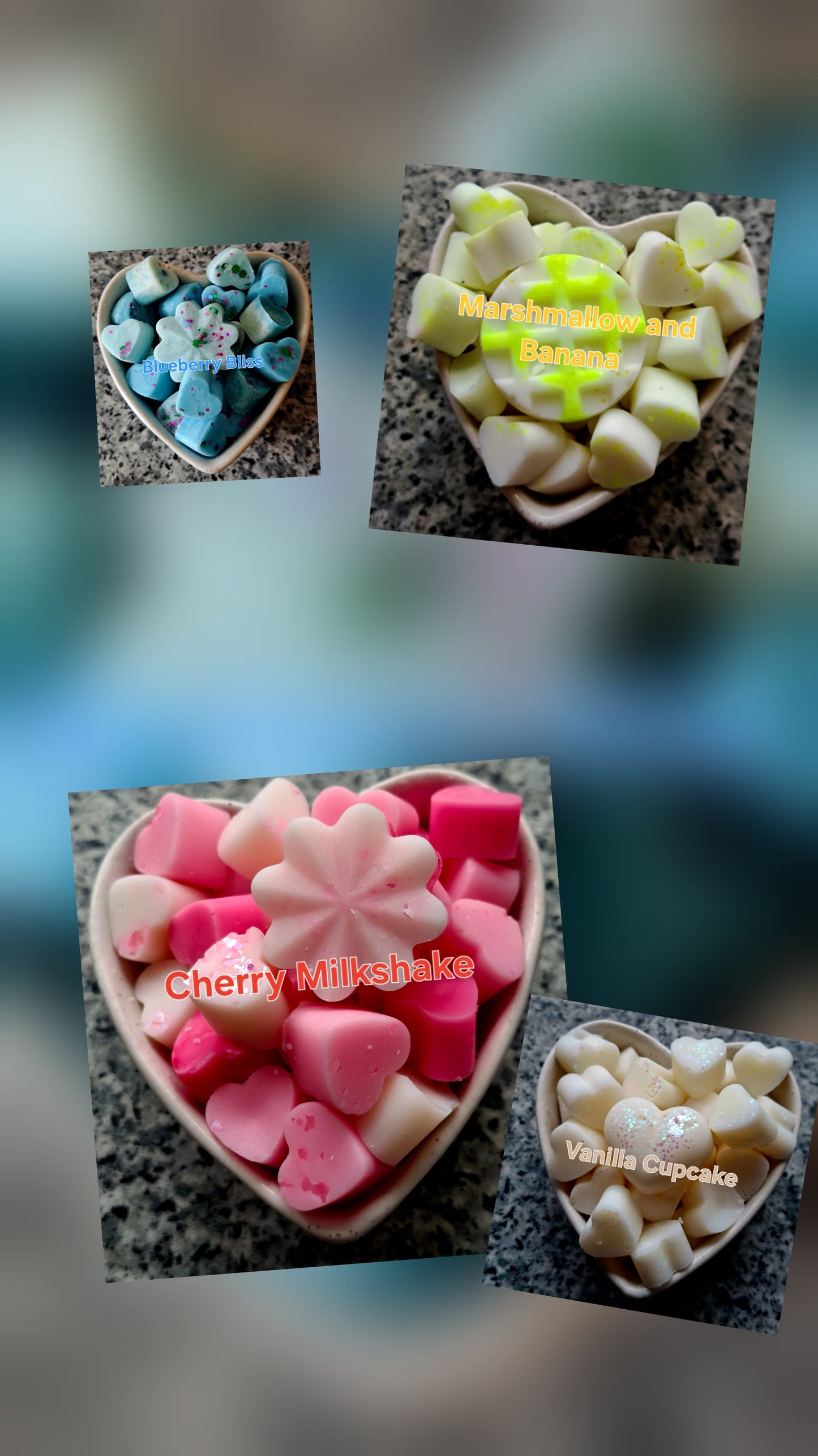 Sweet Fruit & Bakery Wax Melt Quad Pack 40% Off Clearance 🧁